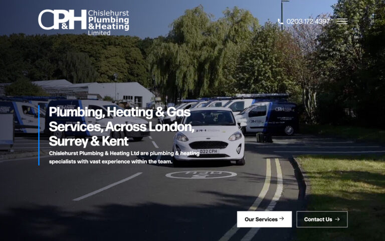 Chislehurst Plumbing & Heatings Desktop Screenshot